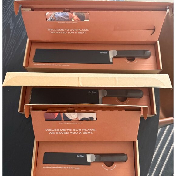 Our Place Knife Trio Set- Charcoal - Picture 2 of 2